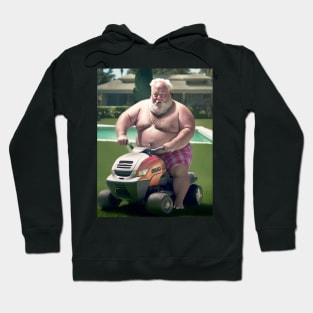 chubby grandpa happy Hoodie